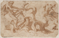A+ 050
          <br/>
          Neptunus op een door zeepaarden getrokken schelp
          <br/>
          <em>Giulio Romano (1499-1546)</em>
